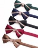 Golden bow ties, men's diamond bow ties, stylish Korean-style bow ties for groomsmen and groomsmen, wholesale