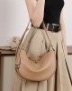 Spring fashionable cowhide bag for women, luxury underarm commuter bag, 2025 new style everyday shoulder crossbody baguette bag for women