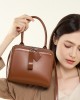 2025 new style versatile cowhide handbags, this year's popular, high-quality, French-style niche shoulder and crossbody bags.