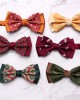 New double-stitched men's bow ties, trendy yarn-dyed jacquard suit accessories, and vintage bow ties, available for wholesale