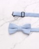 Autumn and winter new Korean velvet solid-color children's bow ties, trendy children's stylish and personalized neckties, bow ties for boys and girls.