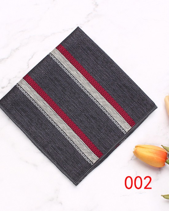 Leier men's business wedding suit pocket squares, patterned chest scarves, and small square handkerchiefs, suit accessories.