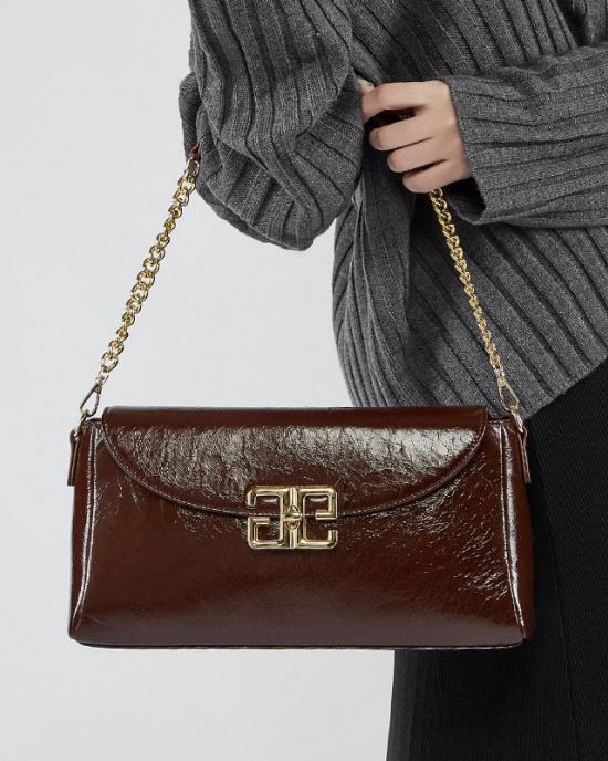 Diamond-patterned genuine leather shoulder bag, caviar pattern, large capacity hobo bag, bucket drawstring bag, chain crossbody bag for women