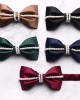 Manufacturer Solid Color Polyester Bow Ties, Casual Fashion, Creative Pearl Customized Bow Ties, New Collars, In-Stock