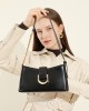Saddle bag, crossbody bag for women, 2025 new style women's bags, spring and summer light luxury genuine leather shoulder bag for women