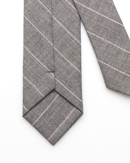 5.5cm men's business formal striped wool jacquard tie, groomsmen suit tie wholesale