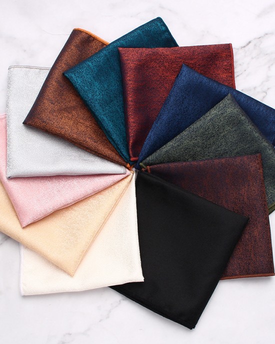 Men's pocket squares, British retro plaid handkerchiefs, wedding handkerchiefs, business suits and shirts, wholesale