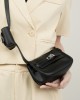 2025 new genuine leather Moove Kelly Tangyuan bag, two-in-one mini shoulder, crossbody, multifunctional saddle bag