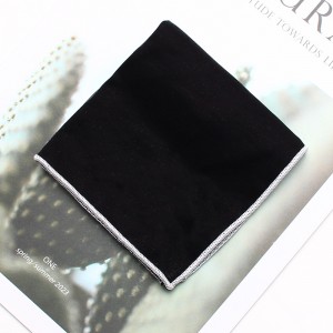 Leier men's black and white bow ties, British-style square scarves, professional wedding and banquet bow ties, pocket scarves, manufacturer