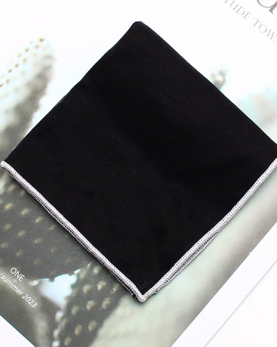 Leier men's black and white bow ties, British-style square scarves, professional wedding and banquet bow ties, pocket scarves, manufacturer