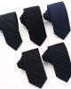 Lei'er business striped wool jacquard tie, 5.5cm men's tie, groom's and groomsmen's suit tie, in stock.