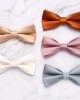 In stock solid-color bow ties for men, grooms, wedding suits, and photoshoots. Fashionable Korean-style bow tie accessories wholesale.