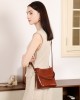 2025 new retro vegetable-tanned cowhide small bucket bag, niche genuine leather single-shoulder crossbody handbags