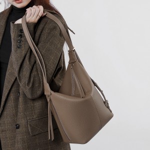 Spring/Summer New Moon Baguette Bags, Genuine Leather Handbags, Luxury Single-Shoulder and Crossbody Bags for Women