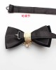 Groom's wedding formal bow ties with diamond embellishments, Korean-style British red wedding bow ties wholesale