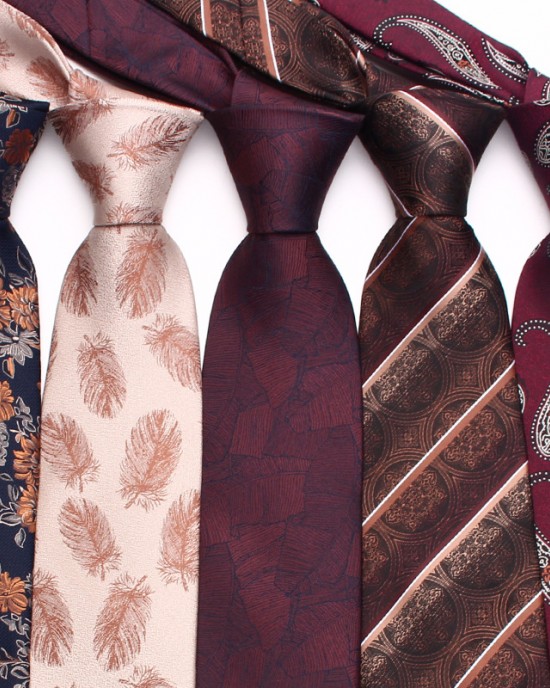 Lei'er 8cm business formal ties, men's polyester jacquard business retro ties, manufacturer, ready-to-stock, multiple colors.