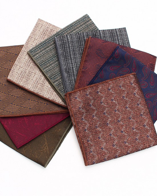 Lei'er formal business squares, suit pocket squares, patterned chest scarves, handkerchiefs, small party squares, suit accessories manufacturer.