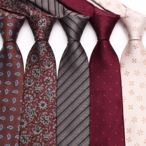 Leier, in stock, striped men's business formal 8cm jacquard polyester tie, in stock, casual work tie manufacturer