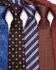 Lei'er new business series 8cm polyester jacquard tie for business suits, bulk tie in stock