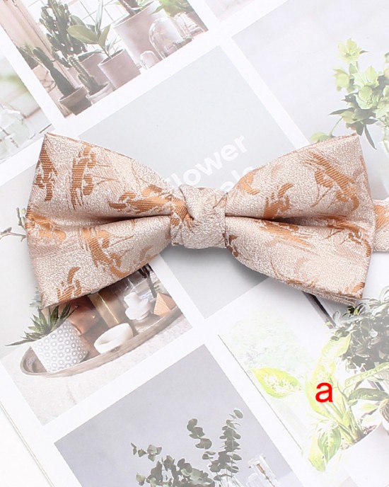 Men's bow tie, British striped business tie, Korean style, groom's wedding shirt, suit tie accessory.