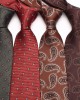 Lei'er men's cashew flower ties, European and American animal pattern ties, 8cm Korean-style wedding groom ties, manufacturers.