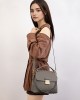 Women's bags, spring 2023, forest-style niche, light luxury shoulder and crossbody bags, a trendy hit on Douyin, vintage soft leather.