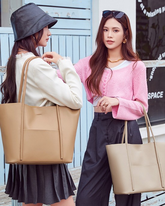 Large-capacity genuine leather women's bags, direct from Japan, popular Rakuten bags, women's tote bags, cowhide shoulder and handbags