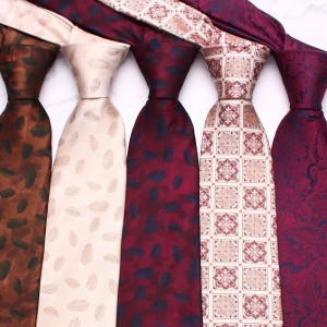 Men's plaid banquet and performance ties, striped paisley patterned ties, Korean-style 8cm ties, manufacturer.
