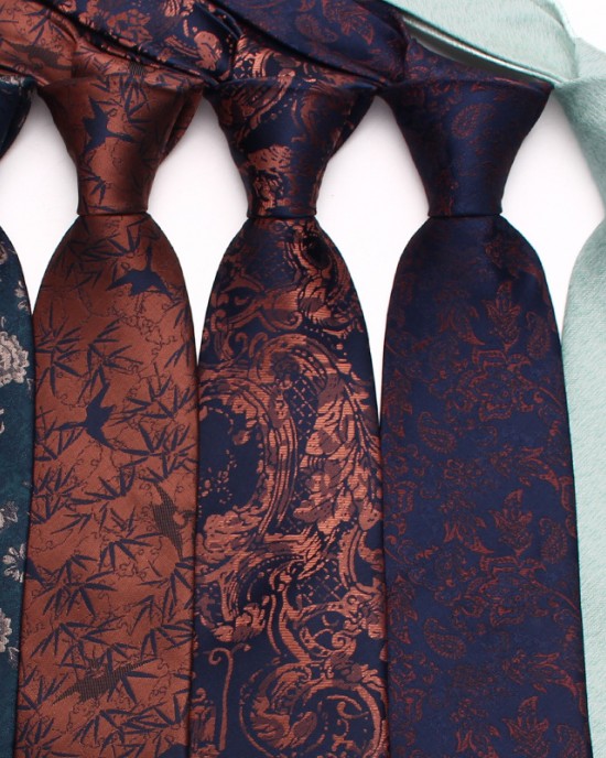 Leier men's green 8cm formal polyester tie for men. Men's casual wedding ties in stock