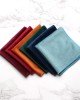 Velvet pocket squares, fashionable men's dress accessories, wedding party handkerchiefs, ready for wholesale from Shengzhou manufacturers.