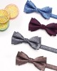 Lei'er men's Korean-style casual bow tie, polyester printed dark pattern bow tie, performance accessory, bow tie, Shengzhou manufacturer and wholesale.