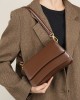 2025 new versatile shoulder and crossbody bag, high-quality cowhide niche baguette bag, high-quality underarm bag for women