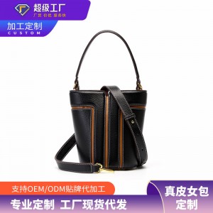 Tote bag, 2022 new large capacity, commuter genuine leather, spring and summer, high-end soft cowhide