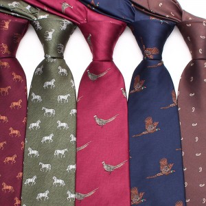 Leier, in stock, burgundy striped tie, men's groomsmen wedding tie, yarn-dyed polyester business tie