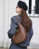 2025 new niche design, special-shaped crescent bag, half-circle bag. Women's shoulder bag, genuine leather crossbody tote bag