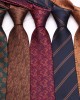 Polyester floral classic men's 8cm tie, men's striped business casual wedding dinner tie wholesale