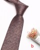 Polyester dark pattern ties in stock, classic men's 8cm ties, business casual wedding dinner ties in multiple colors, wholesale
