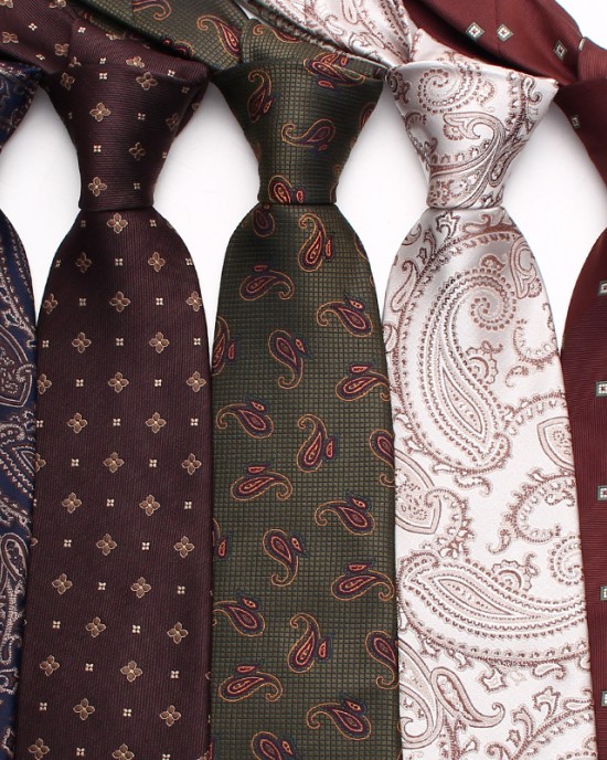 Lei'er cashew flower men's 8cm polyester business suit jacquard hand-tied wedding tie factory in stock.