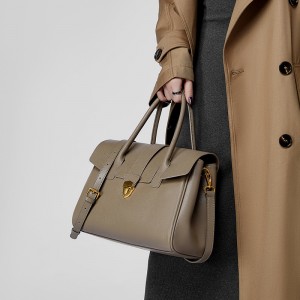 Vintage genuine leather handbag tote bags, new cross-border vegetable-tanned cowhide large-capacity briefcases, large travel bags for women