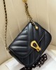2025 new style women's bags, chain crossbody bags Summer luxury genuine leather underarm mini bag