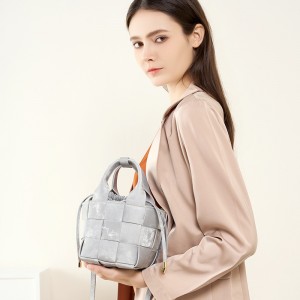 Yan Xin Chinese style Traditional Chinese style bucket bag, hand-woven basket-shaped bag, women's 2024 new mini crossbody handbag