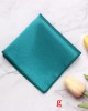 Solid British-style polyester glossy pocket square for men's suits, banquets, weddings, and formal dresses, chest scarfs and handkerchiefs.