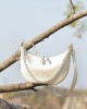 Genuine leather underarm bag, 2025 new dumpling bag, fashionable shoulder bag, high-end chain bag, trendy women's bag