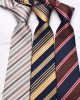 8cm business formal ties in stock, men's suit striped tie, professional tie manufacturer, polyester tie wholesale