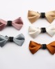 New solid color shiny polyester silk bow ties, men's elegant shirts, suits, workwear, wedding bow ties, ready for wholesale.
