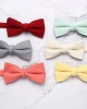 Leier in stock solid-color bow ties for men, knitted cotton bow ties for banquets and performances, and personalized bow ties for shirts and formal wear