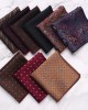 Men's formal suit pocket squares, bow tie pocket squares for wedding banquets, square handkerchief manufacturers in stock