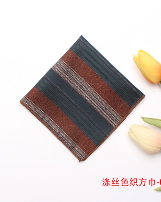 Lei'er men's wedding polyester silk square handkerchief, suit pocket square, multi-colored suit square, chest scarf, factory wholesale