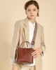 2025 new spring and summer women's bags, versatile bucket bags, luxurious large-capacity crossbody bags, genuine leather shoulder bags.