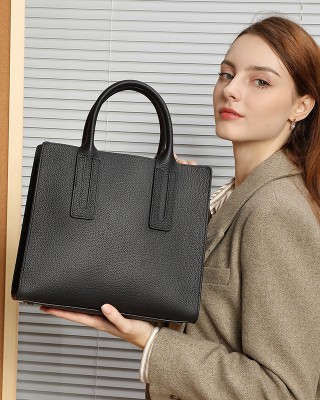 2025 new genuine leather large-capacity handbag Simple cowhide tote bag, crossbody shoulder bag, casual women's backpack